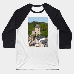 Luxembourg; City; Goal; city gate; casemates; Fortress; Dinselpuert Baseball T-Shirt